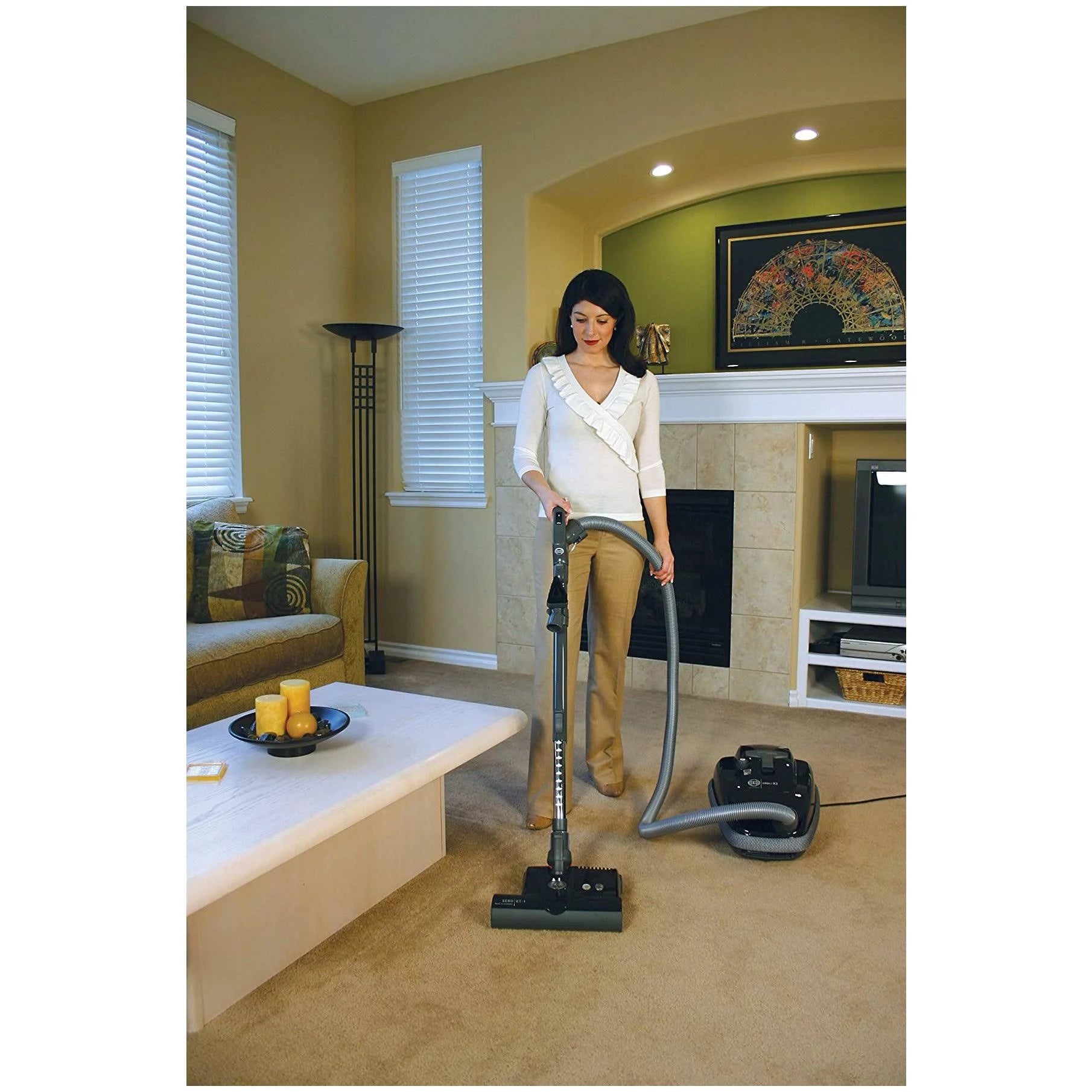 Black Canister Vacuum Cleaner with PowerHead R6098