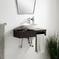 Single Vanity Set with Bamboo Cabinet and Vanity Top B35849