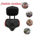 Red/Blue 11.5" x 9.5" Wide Bike Seat with Backrest X693773
