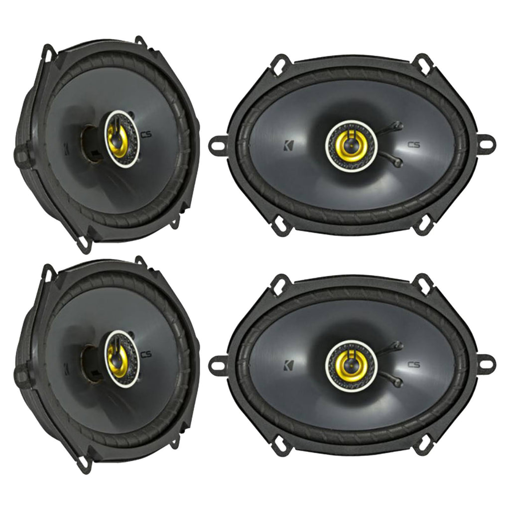 6x8 225W 4-Ohm Coaxial Car Speakers I361608