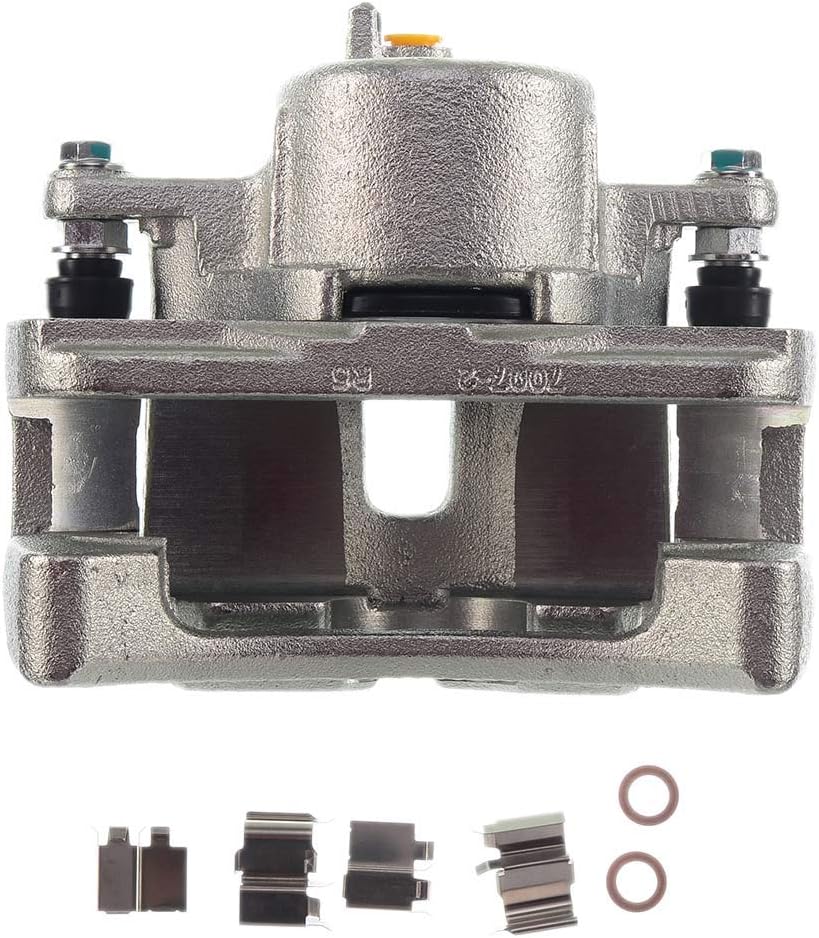 Disc Brake Caliper Assembly with Bracket Rear Left Driver Side Pack of 2 Y32277
