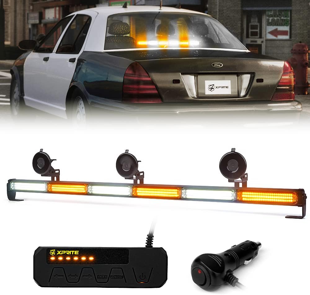 35" COB LED Emergency Traffic Advisor Strobe Light Bar with Controller G43272