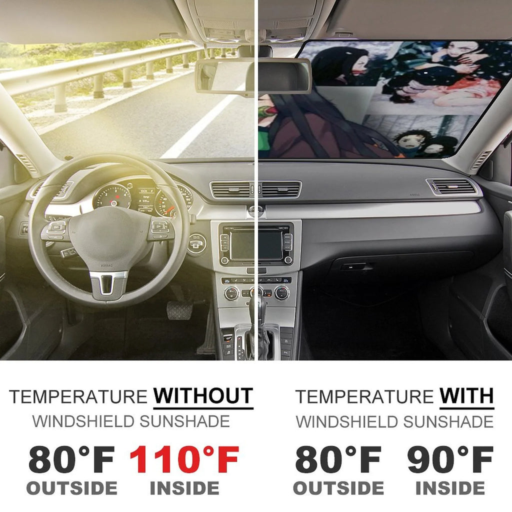 Foldable Reflective Car Windshield Sunshade Z273565
