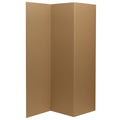 6 ft. Tall Brown Cardboard Room Divider 6 Panel O28231