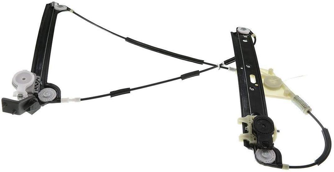 Front Driver Side Power Window Regulator without Motor Compatible with BMW E82 E88 128i 135i 2008-2013 Pack of 2 X59807