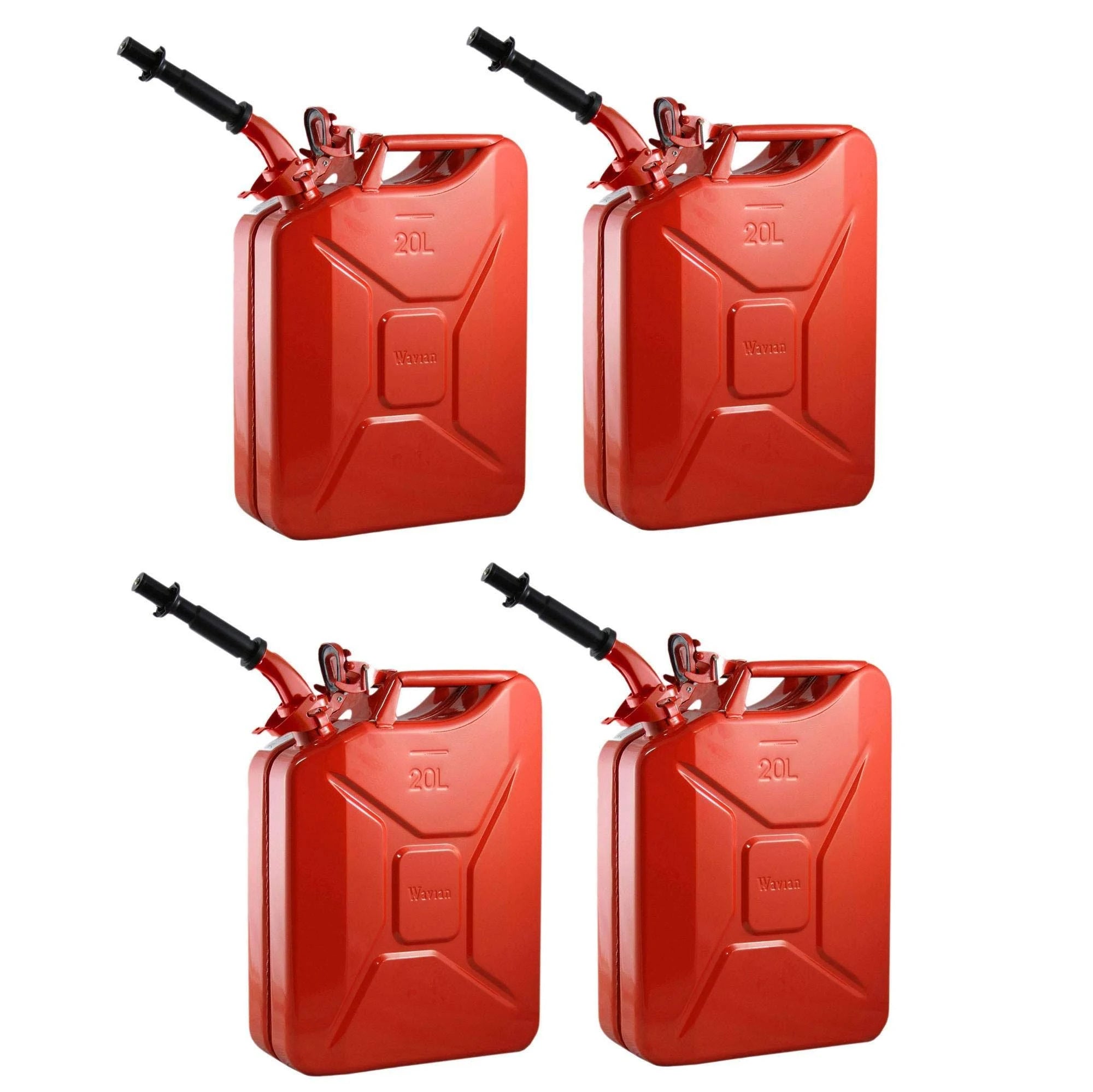 Red 5.3 Gallon 20 Liter Jerry Can with Spout Q3940