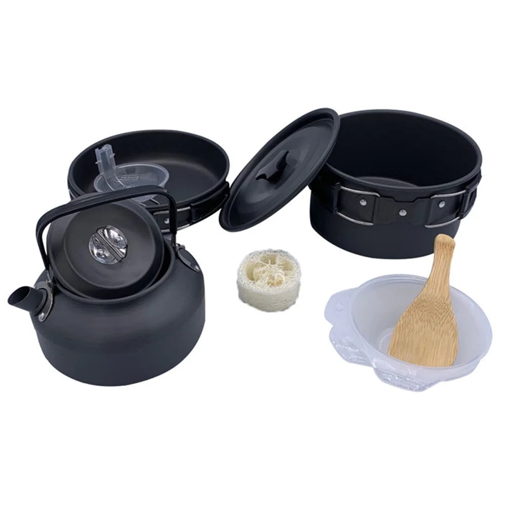 Camping Cookware Set with Pot and Frying Pan B46029