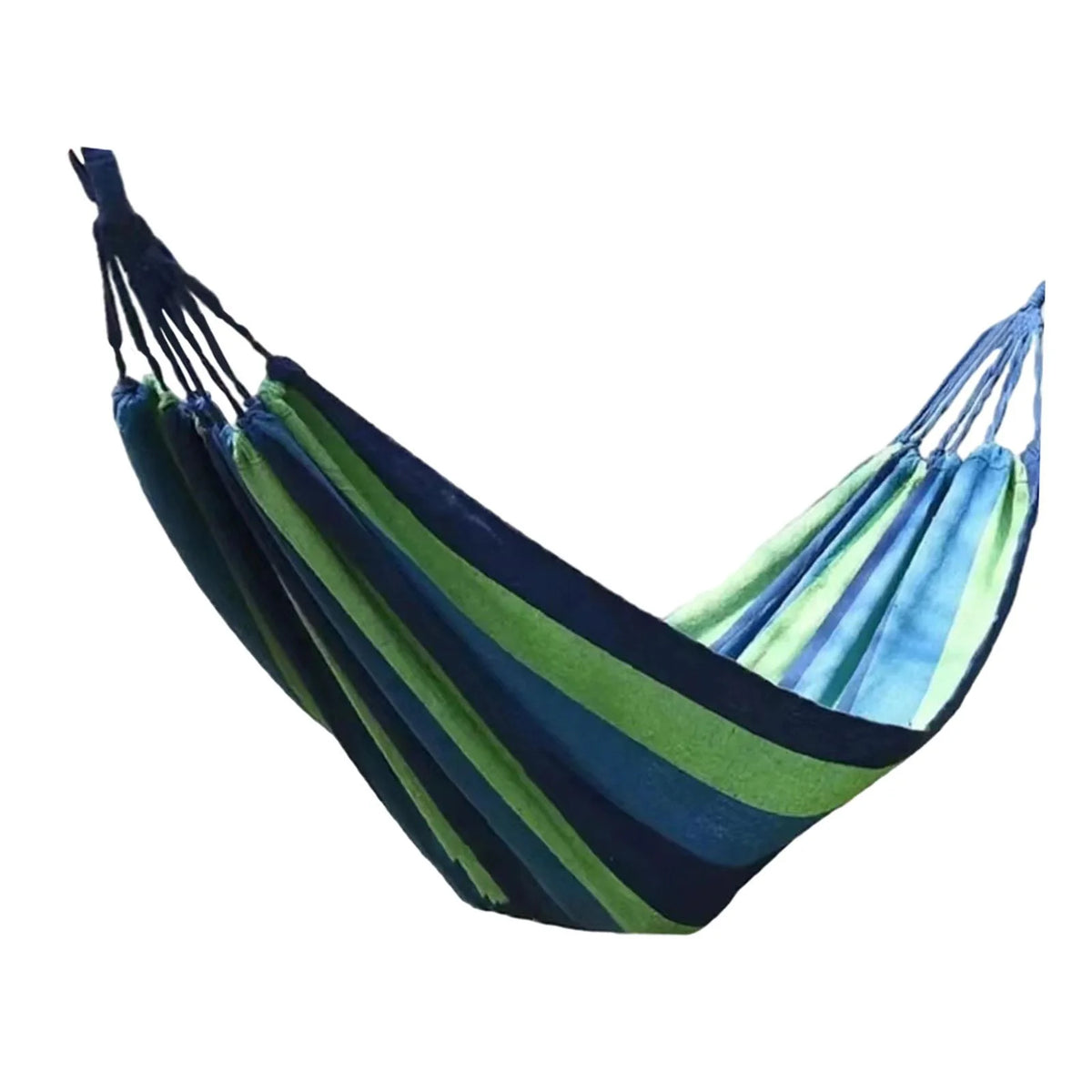 Blue Canvas Camping Hammock 190x80cm P9283