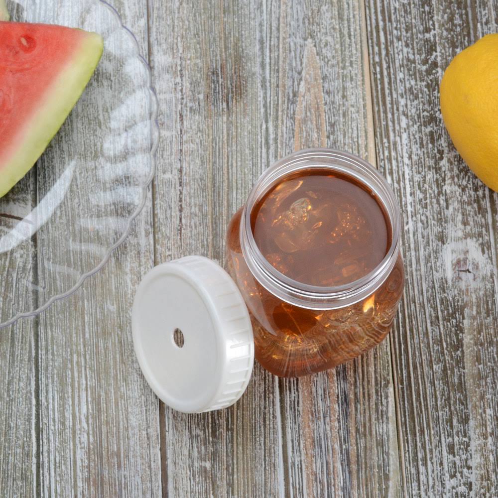 Large Mason Jar Lid with Hole E8874