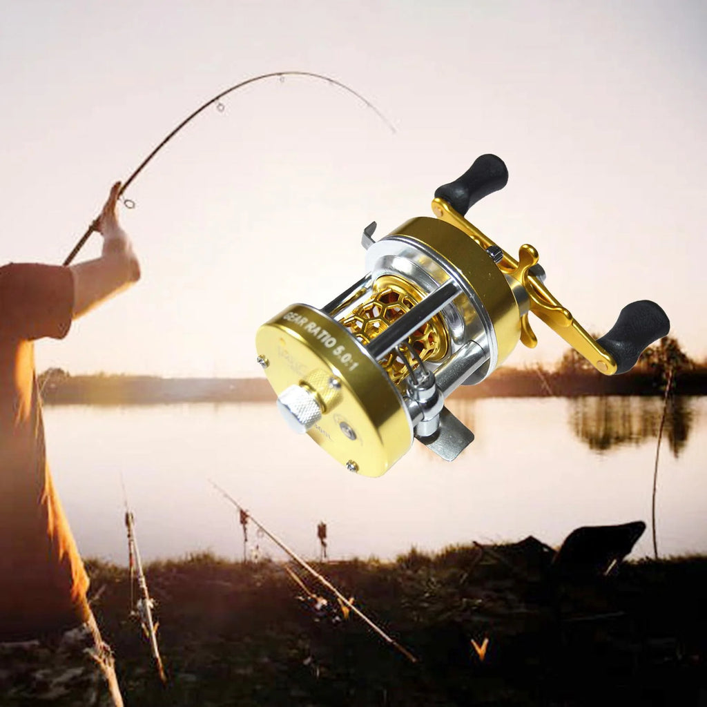 Fishing Reel 5.0:1 Gear Ratio Aluminum Spool S4895