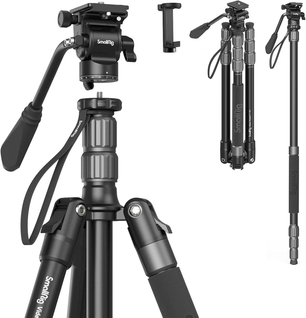71" Aluminum Video Tripod with Fluid Head R627