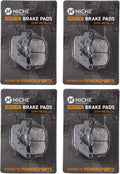 Rear Semi-Metallic Brake Pad Set 4 Pack A497