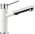 White Pull Out Spray Kitchen Faucet J11257