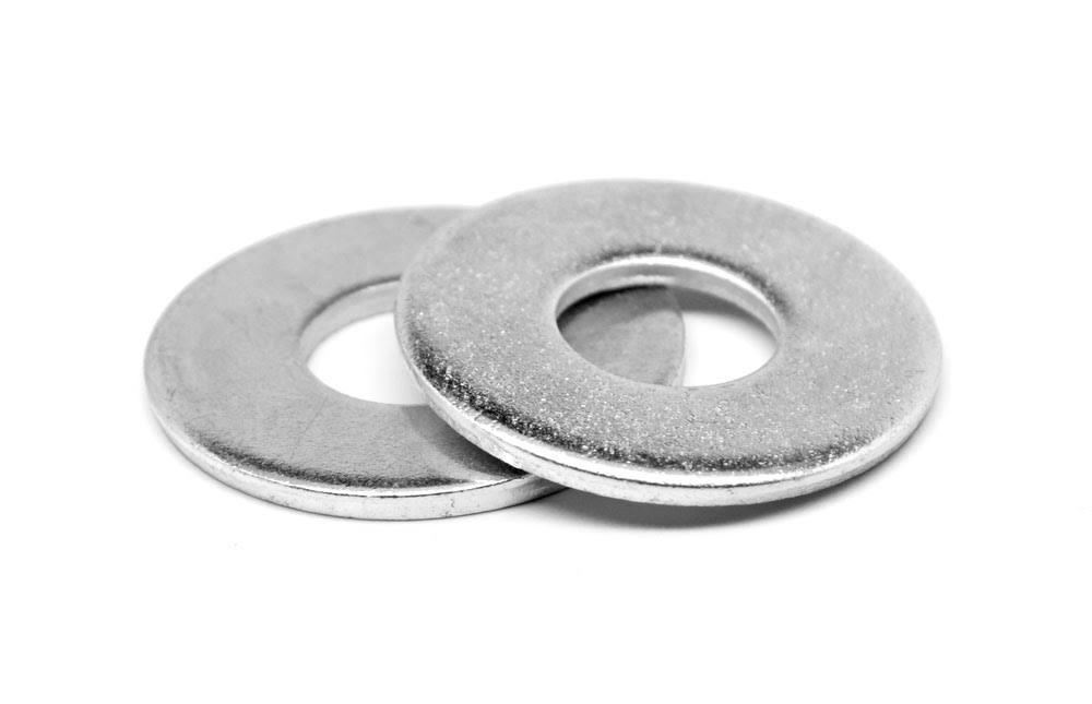 1/4x22 Flat Washer USS Pattern Low Carbon Steel Zinc Plated B121